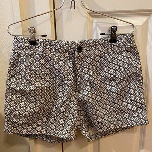 Banana Republic Women's Rollup Cuffed Print Shorts